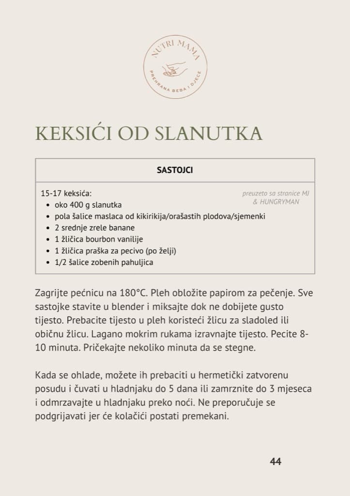 Keksići od slanutka