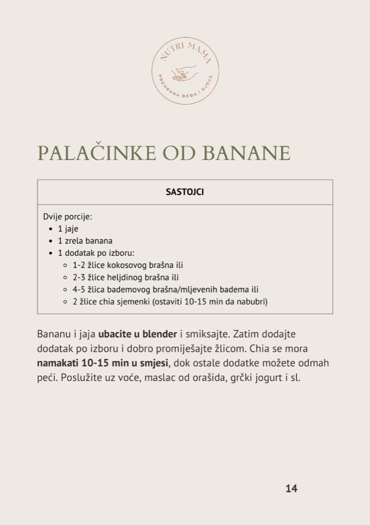 Palačinke od banane