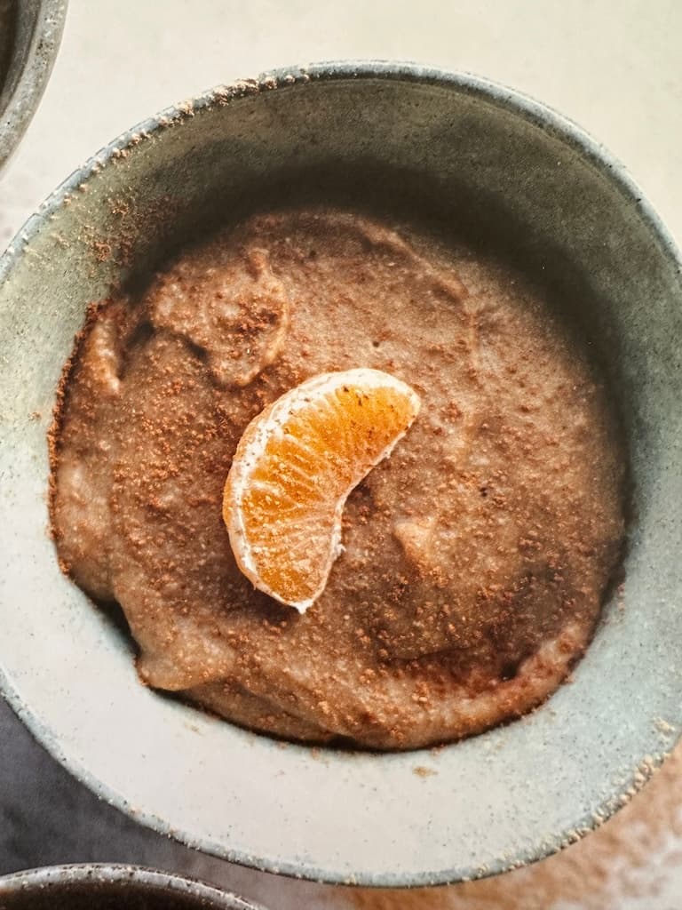 Puding od prosa, rogača i mandarine